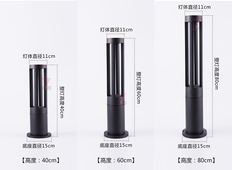 (QDCPD-017)F(xin)ALEDƺ40cm60cm80cmͬ߶Ҏ(gu)ߴʾD